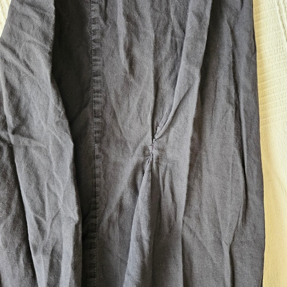 Lagenlook Boho Black 100% Cotton Lightweight Patiala Harem Pants Womens 2XL - Picture 7 of 12